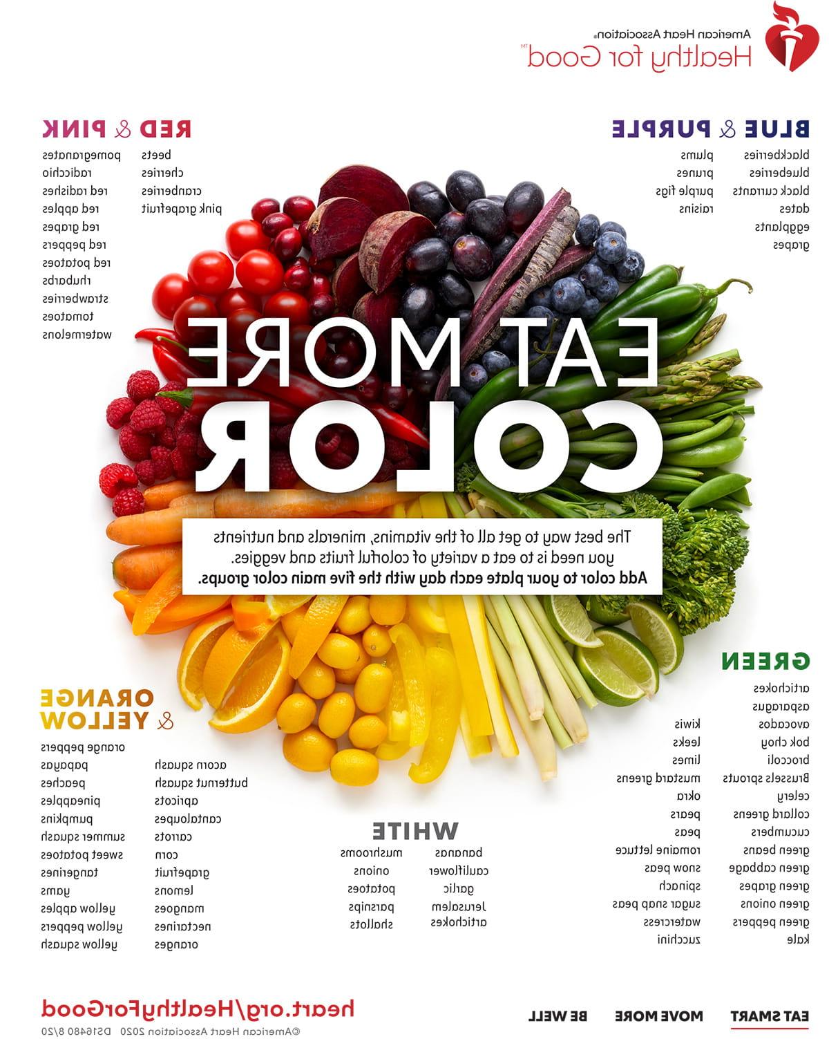 Eat More Color infographic
